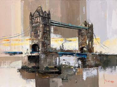 Original Abstract Architecture Paintings by Vahan Shahbazyan