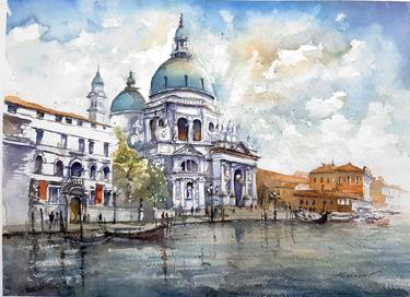 santa maria della salute church - venice thumb