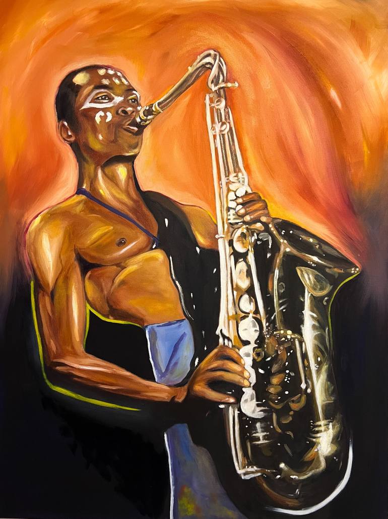 Fela kuti Painting by bakki art | Saatchi Art