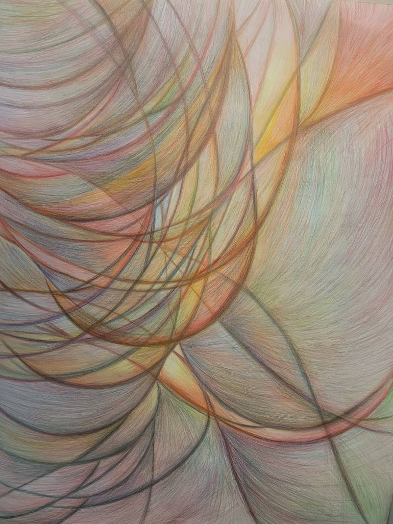 Original Abstract Drawing by Daila Brie Levy