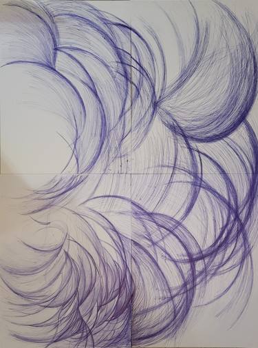 Original Abstract Drawing by Daila Brie Levy