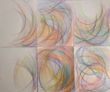 Original Abstract Drawing by Daila Brie Levy