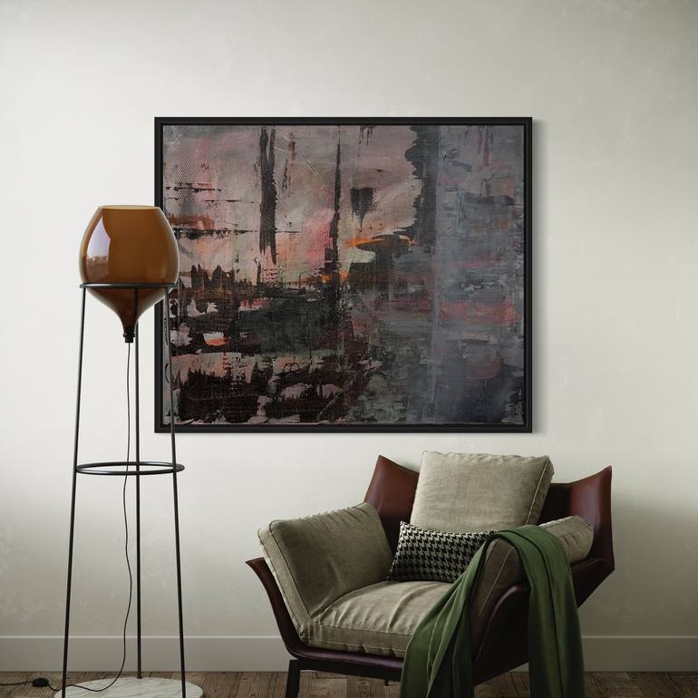 Original Abstract Painting by T Sofdforty 