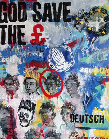 Original Contemporary Portrait Mixed Media by Marc Eichner