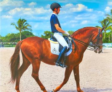 Original Contemporary Horse Paintings by Anthony Kolens