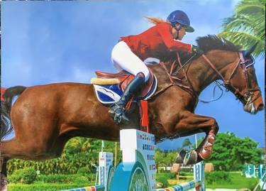 Original Contemporary Horse Paintings by Anthony Kolens