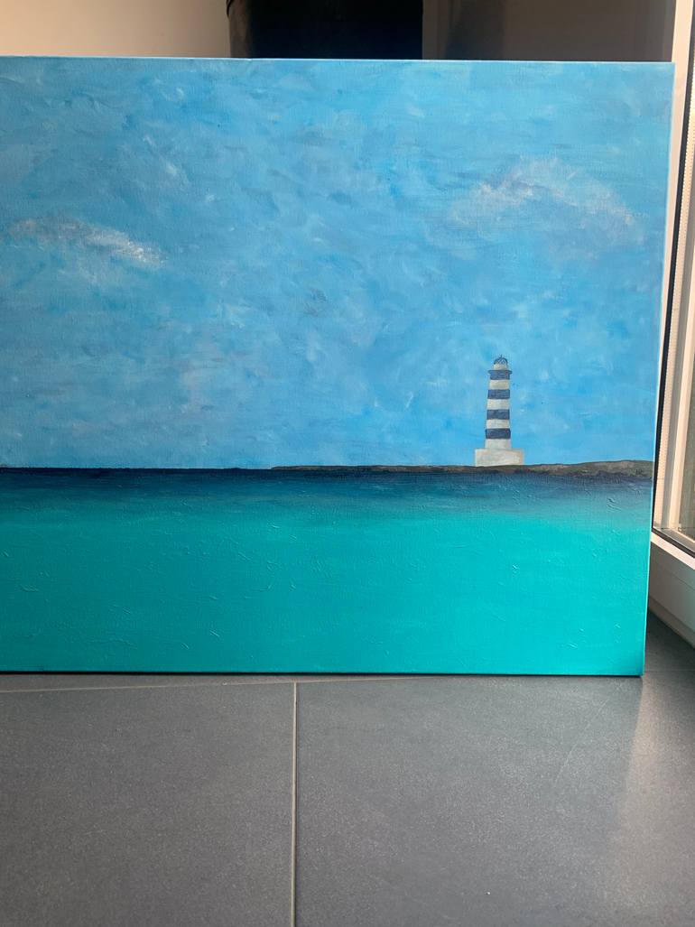 Original Abstract Expressionism Water Painting by Mercè P Pons