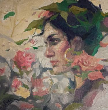 Original Impressionism Portrait Paintings by Esra Hatemi