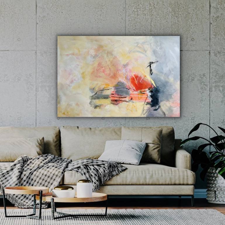Original Abstract Expressionism Abstract Painting by Connie O'Connor