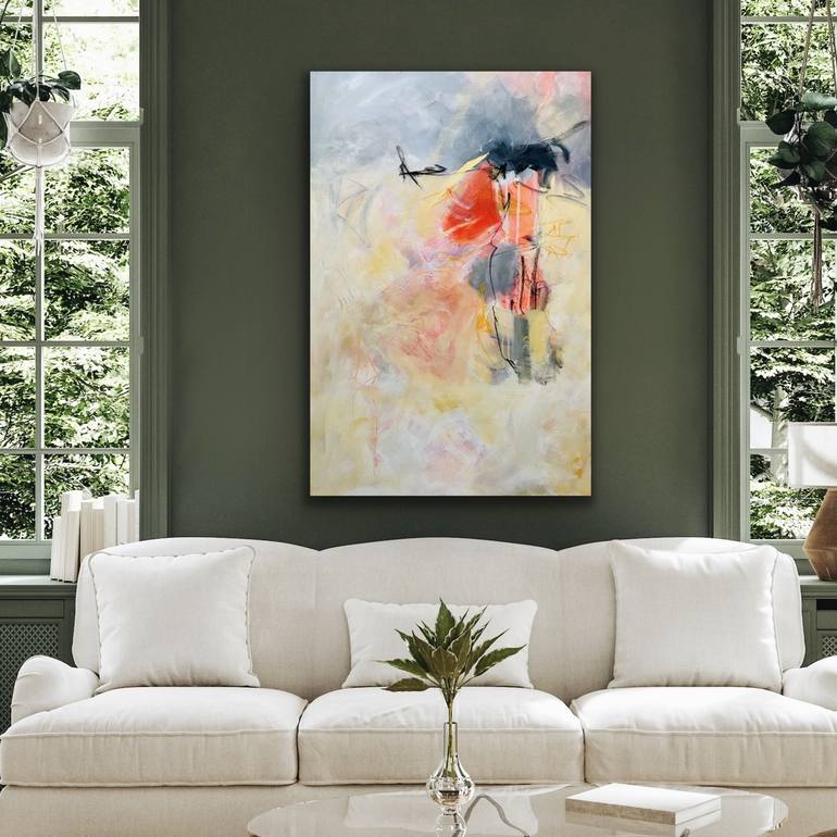 Original Abstract Expressionism Abstract Painting by Connie O'Connor