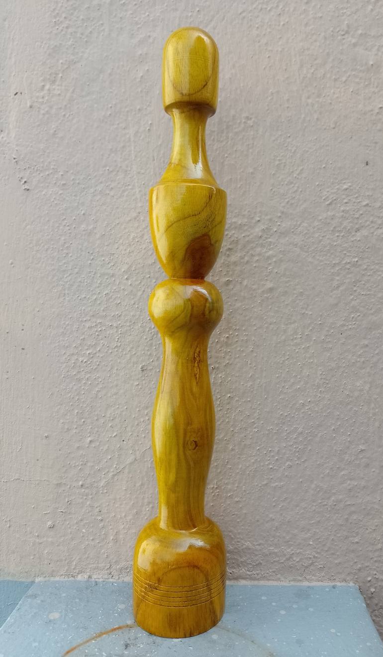 Original Art Deco Abstract Sculpture by Dineshkumar Srinivasan