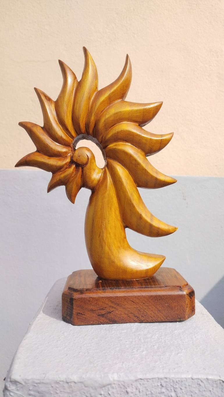 Original Art Deco Abstract Sculpture by Dineshkumar Srinivasan