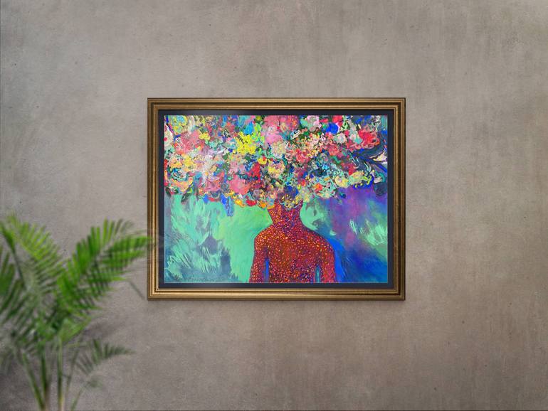 Original Contemporary Floral Painting by Maxim Bondarenko