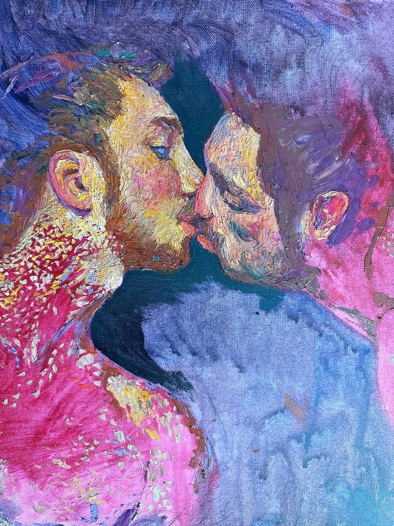 Original Contemporary Erotic Painting by Maxim Bondarenko