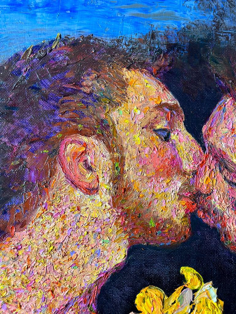 Original Contemporary Erotic Painting by Maxim Bondarenko