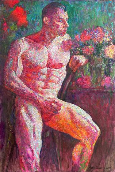 Original Figurative Nude Paintings by Maxim Bondarenko