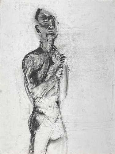 Original Figurative Nude Drawings by Maxim Bondarenko
