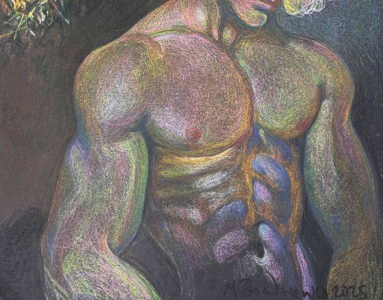 Original Classicism Nude Drawing by Maxim Bondarenko