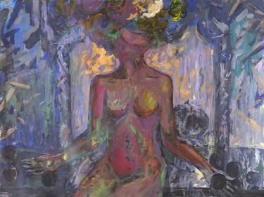 Print of Art Deco Nude Paintings by Maxim Bondarenko