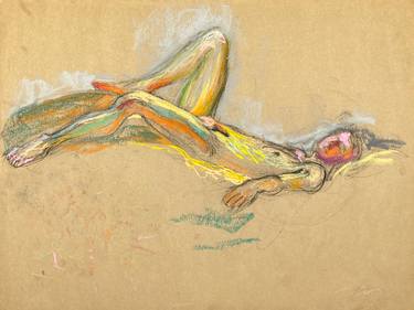 Print of Impressionism Erotic Drawings by Maxim Bondarenko