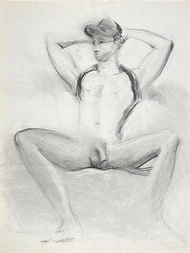 Original Figurative Erotic Drawings by Maxim Bondarenko
