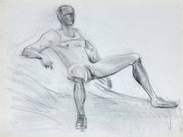 Original Fine Art Nude Drawings by Maxim Bondarenko
