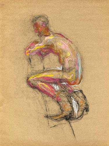 Print of Nude Drawings by Maxim Bondarenko