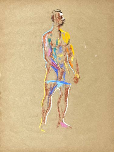 Print of Men Drawings by Maxim Bondarenko