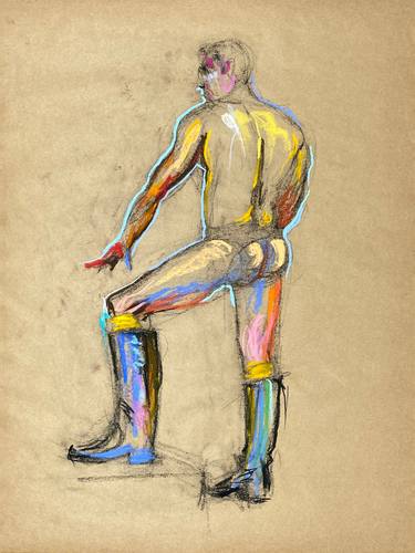 Print of Figurative Erotic Drawings by Maxim Bondarenko