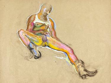 Print of Figurative Erotic Drawings by Maxim Bondarenko