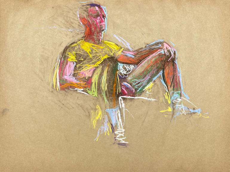 Tommy as Coach Drawing by Maxim Bondarenko | Saatchi Art