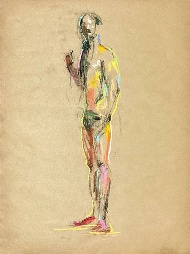 Print of Figurative Men Drawings by Maxim Bondarenko
