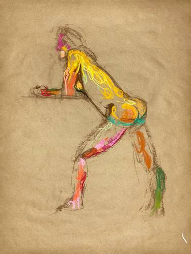Print of Expressionism Body Drawings by Maxim Bondarenko