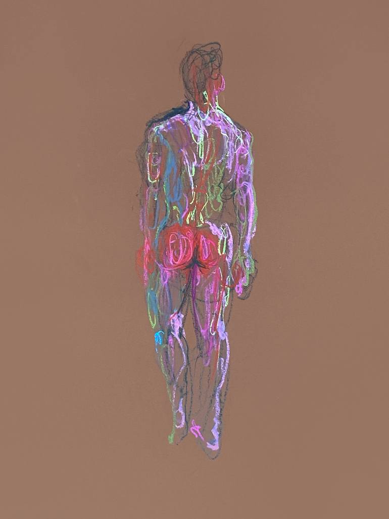 Print of Impressionism Nude Drawings by Maxim Bondarenko