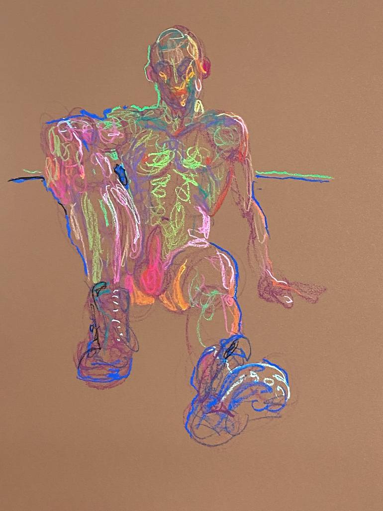 Print of Figurative Erotic Drawings by Maxim Bondarenko