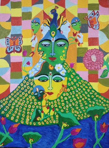 Original Abstract Painting by Vanittha Satheesh