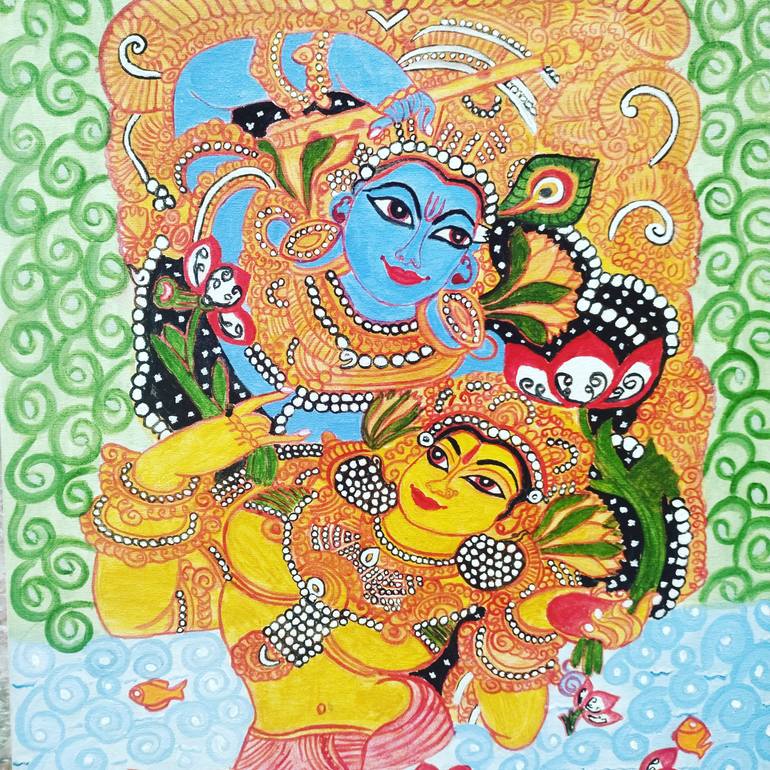 Original Expressionism Performing Arts Painting by Vanittha Satheesh