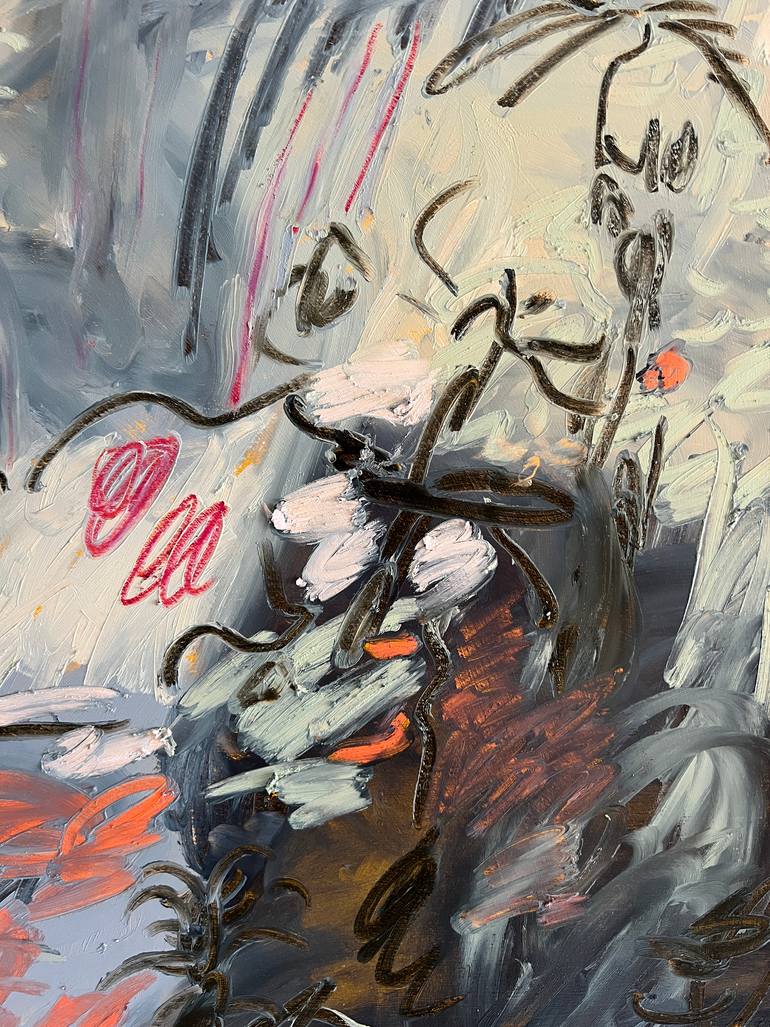 Original Abstract Painting by Daisy Billowes