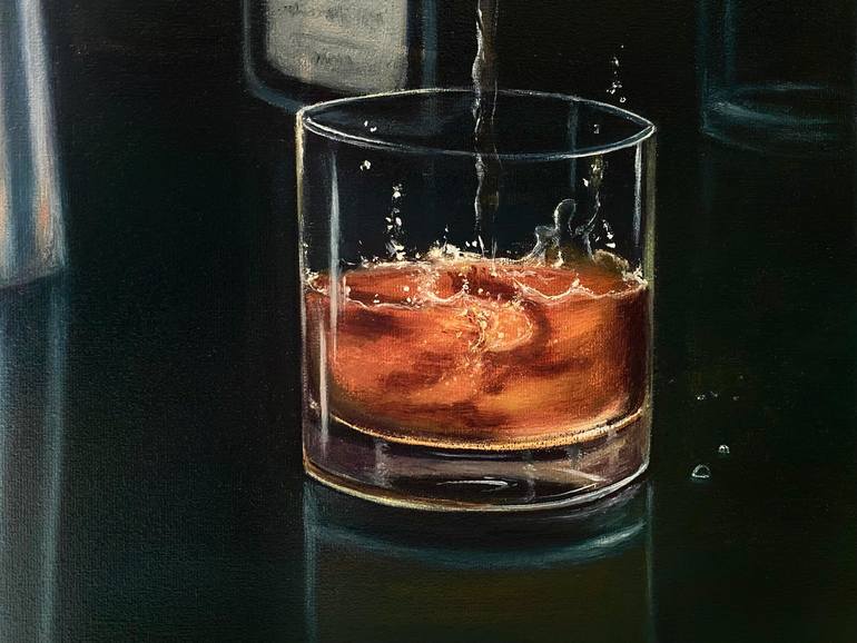 Original Art Deco Food & Drink Painting by Sia Kunitskaya