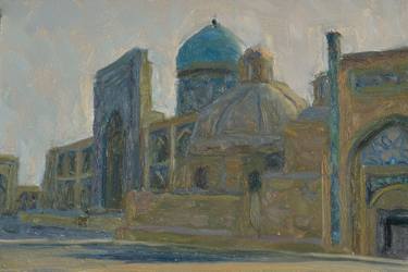 Original Realism Architecture Painting by Pavel Dunaev