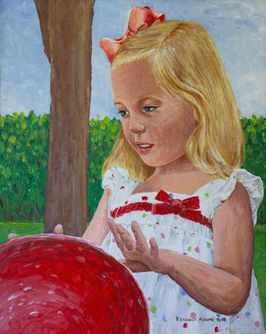 Original Figurative Children Paintings by Kendrick Adams