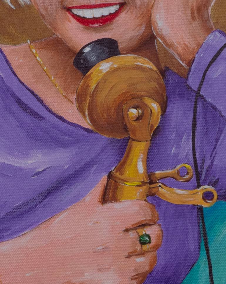 Original Expressionism People Painting by Kendrick Adams