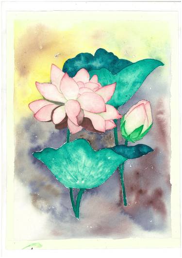 Original Illustration Floral Paintings by Tamalika Sarkar