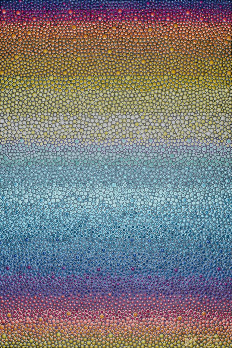 Original Abstract Patterns Paintings by Bettina Kuntze