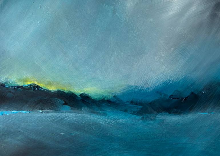 Stormy Loch Tay 1 Painting by Ian Rutter | Saatchi Art