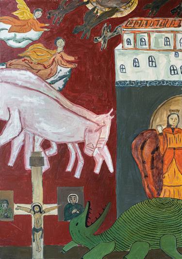 Original Religious Paintings by OANA PAUL