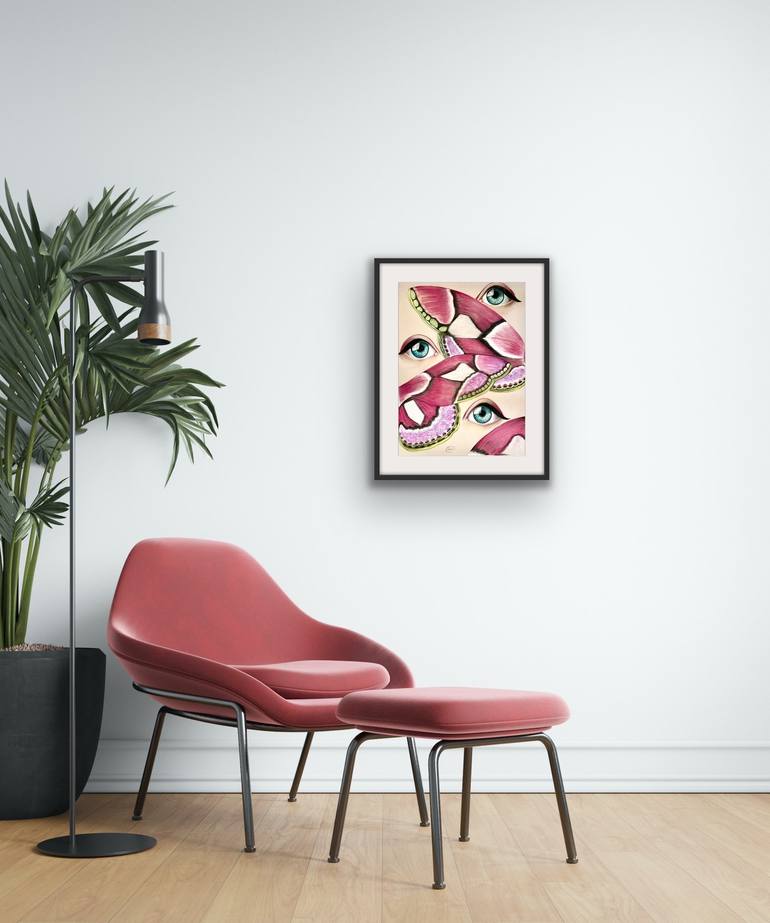 Original Contemporary Abstract Drawing by Maria Romano