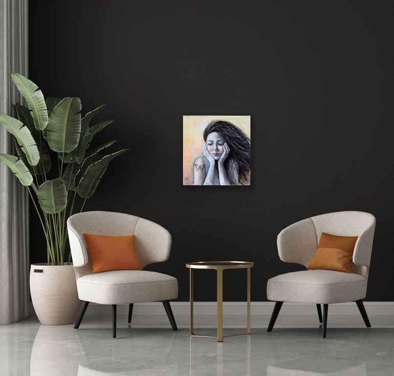 Original Figurative People Painting by Maria Romano