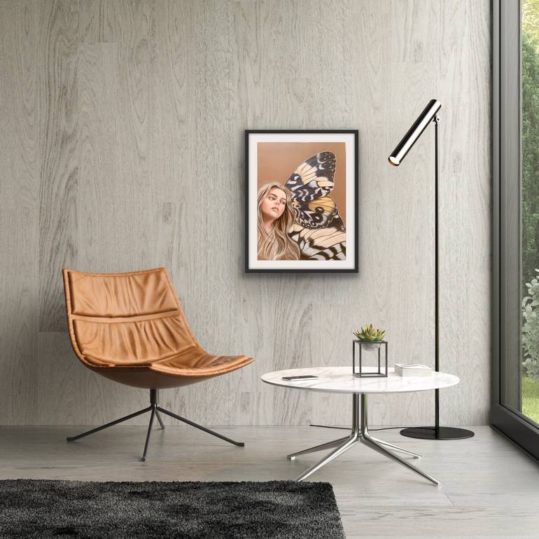 Original Conceptual People Drawing by Maria Romano