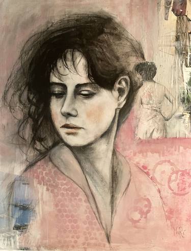 Print of Figurative Women Paintings by Maria Romano